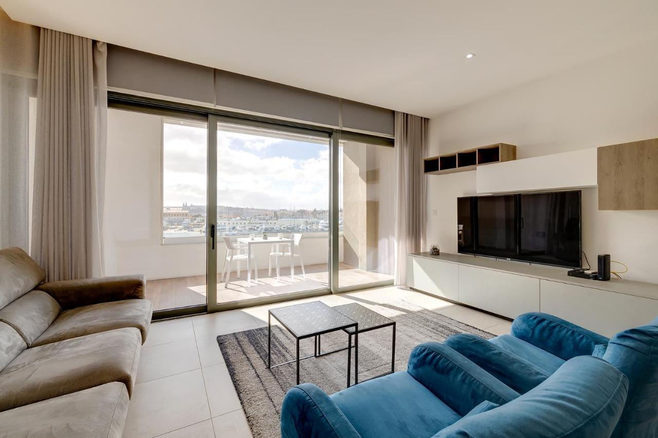 Luxe Apartment With Valletta And Harbour Views 슬리에마 외부 사진